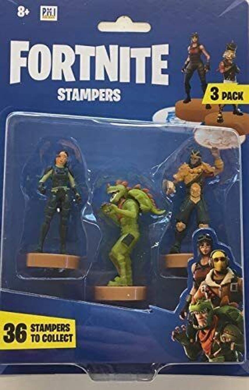 Fortnite Stampers Blister Pack of 3 - Character Stamps